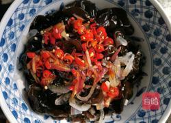 葱头拌木耳的做法图解3