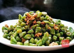 豆豉炒无丝豆的做法图解8