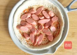 桂花火腿肠披萨的做法图解10