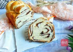 面包机版云石豆沙吐司的做法图解22