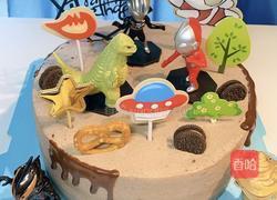 奥特曼打怪兽咸奶油蛋糕的做法图解9