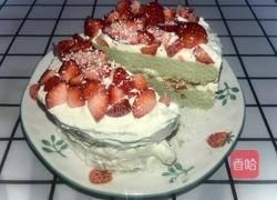 生酮-奶油草莓蛋糕~牛油果蛋糕胚的做法图解9