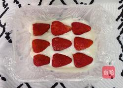 10分钟0失败㊙️高颜值草莓牛奶小方的做法图解8