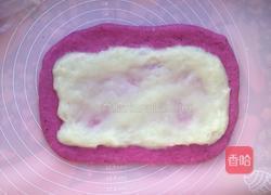 火龙果麻薯软欧包的做法图解10
