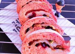 火龙果麻薯软欧包的做法图解16