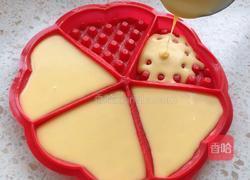 黄桃草莓华夫饼的做法图解7