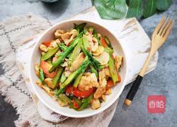 芦笋炒肉片的做法图解14