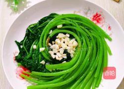 白灼茼蒿的做法图解11
