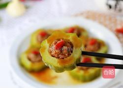 苦瓜酿肉的做法图解15