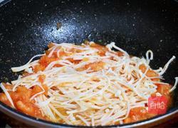 番茄金针菇烩饭的做法图解8
