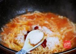 番茄金针菇烩饭的做法图解14