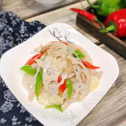 肥膘炒莲藕的做法[图]