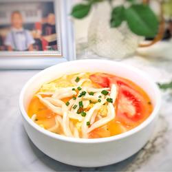 西红柿鸡蛋剪刀面的做法[图]