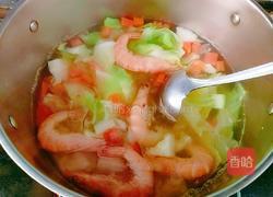 南美白对虾胡萝卜汤的做法图解13