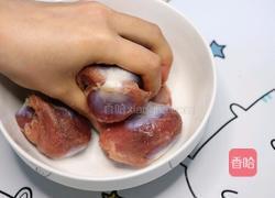 韩辣鸭胗拌面的做法图解1