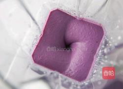 椰浆紫薯思慕昔的做法图解3