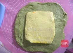 绿茶味可颂的做法图解3