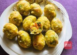 玉米面菜团子的做法图解5