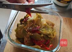 香辣肉末榨菜的做法图解3