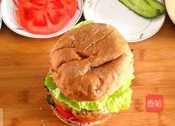 巨无霸牛肉汉堡的做法图解12