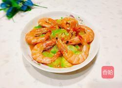 丝瓜炒南美白对虾的做法图解14