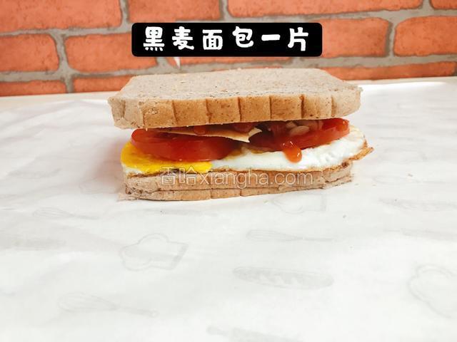 最后再放一片吐司