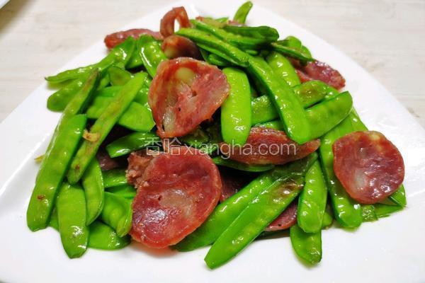 香肠豌豆荚
