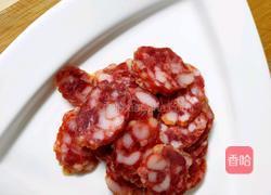 香肠豌豆荚的做法图解2