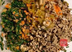 青菜香干水煎包的做法图解5