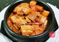 红烧萝卜炖牛腩的做法图解9