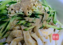 牛筋面拌黄瓜（麻酱）的做法图解12