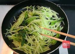 莴笋炒鸡蛋的做法图解15