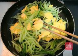 莴笋炒鸡蛋的做法图解17