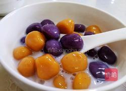 紫薯南瓜芋圆的做法图解11