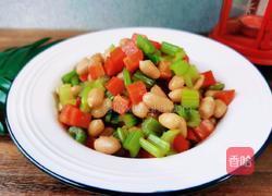 凉拌芹菜花生的做法图解7