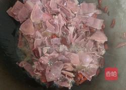 火腿炒刺老芽的做法图解8