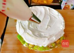 芒果猕猴桃生日蛋糕的做法图解30