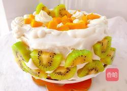 芒果猕猴桃生日蛋糕的做法图解32