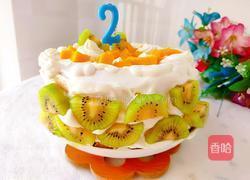 芒果猕猴桃生日蛋糕的做法图解33