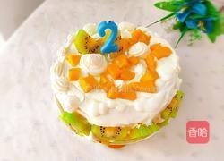 芒果猕猴桃生日蛋糕的做法图解34