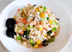 虾仁时蔬炒饭