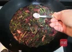 蒜香虾皮红苋的做法图解13