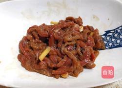 牛肉丝炒莴笋片的做法图解2