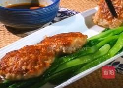 菜心莲藕饼的做法图解10