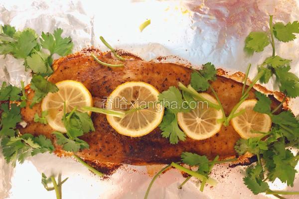 烤箱版❗️柠檬烤巴沙鱼健康减脂餐