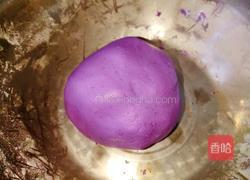 牛奶紫薯团子的做法图解5