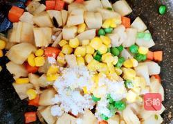 五彩藕丁的做法图解5