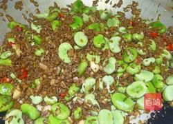萍乡檫菜炒蚕豆的做法图解8