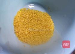 洋槐花小米粥的做法图解2