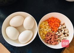 什锦糯米蛋(鹅蛋版)的做法图解1